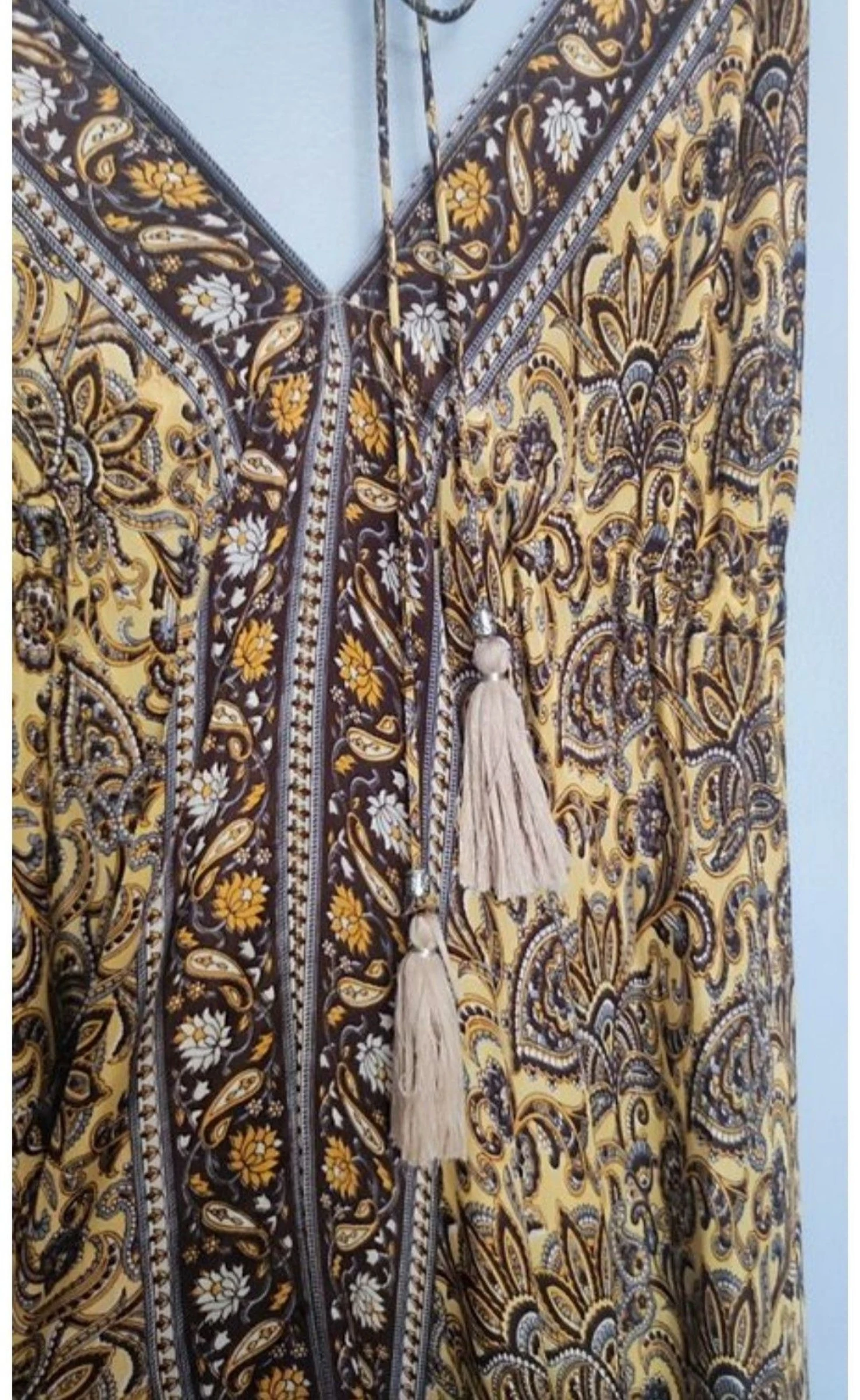 Lange Boheemse Indiase jurk - Verstelbaar open rug – photo 3